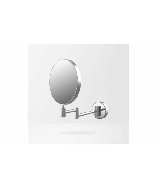 Anji Round Plain Chrome Shaving/Cosmetic Mirror