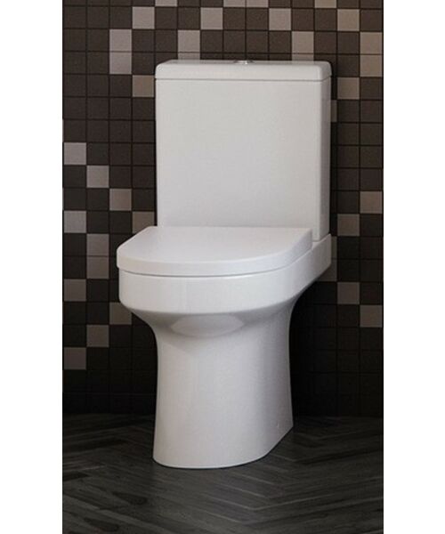 Laurus Open Back Toilet with Soft Close Quick Release Seat