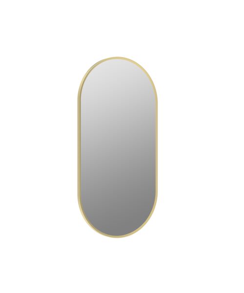 Kenji Plain Oblong Mirror 400mm x 800mm Brass Finish