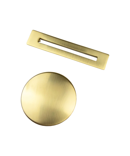 BTL Freestanding Bath Waste Cover Kit - Brushed Brass