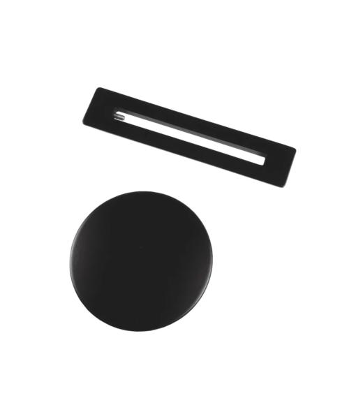 BTL Freestanding Bath Waste Cover Kit - Matt Black