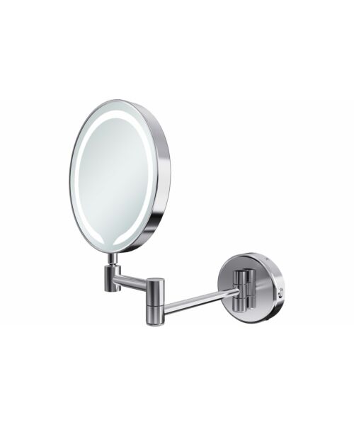 Hoshi Round Led Chrome Shaving/Cosmetic Mirror