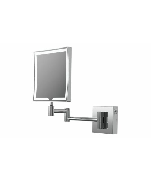 Hoshi Square Led Chrome Shaving/Cosmetic Mirror
