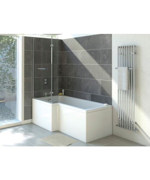 Essen L Shape Shower Bath (1700mm x 700mm) Left Hand