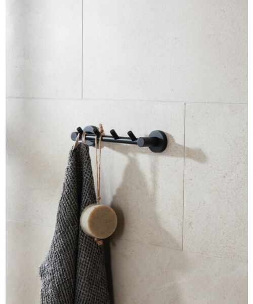 Bond Black 4 Hook Panel (L240 x D67mm)