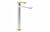Abode Levarto Tall Basin Mixer - Matt White & Brass