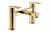 Abode Aquip Deck Mounted Bath Filler - Brushed Brass