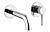 Abode Chao Wall Mounted 2-Hole Bath Mixer - Chrome