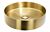 Abode Iox 375mm Round Steel Basin - PVD Brass
