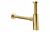Abode Uno Basin Bottle Trap - Brushed Brass