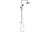 Altair Round Shower Kit w/Overhead & Handset