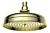 Verona 200mm Round Traditional Showerhead - Brushed Brass