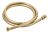 1.5m Easy Clean PVC Shower Hose - Brushed Brass