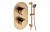 Altair Round Shower Valve & Kit Pack 2 - Brushed Bronze