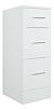 Scene 300mm 3 Drawer Base Unit - White Gloss