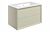 Moritz 815mm Wall Hung 2 Drawer Thin Edge Basin Unit 1 Tap Hole