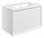 Moritz 810mm Wall Hung 2 Drawer Basin Unit & 1TH Thin Edge Basin - Matt White