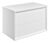 Moritz 810mm Wall Hung 2 Drawer Basin Unit & Top - Matt White