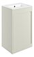 Sentia 510mm Floor Standing Unit Inc. Basin - Matt Latte
