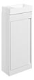 Sentia 410mm Floor Standing Unit Inc. Basin - White Gloss