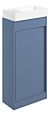 Sentia 410mm Floor Standing Unit Inc. Basin - Matt Misty Blue