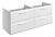 Tregaron 1200mm Wall Hung 4 Drawer Basin Unit (No Top) - Matt White