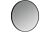 Cristina 500mm Round Mirror - Matt Black