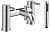 Tanga Bath/Shower Mixer & Bracket - Chrome