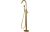 Tanga Floor Standing Bath/Shower Mixer - Brushed Brass