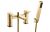 Santia Bath/Shower Mixer - Brushed Brass