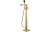 Santia Floor Standing Bath/Shower Mixer - Brushed Brass