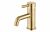 Tanga Cloakroom Basin Mixer & Waste - Brushed Brass