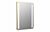 Aaria 500x700mm Rounded Front-Lit LED Mirror - Brushed Brass