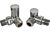 Patterned Chrome Radiator Valves - Corner