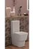 Amyris Close Coupled Rimless Pan & Cistern with WrapOver Seat
