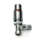 Straight Chrome Thermostatic Towel Warmer Valve