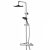 Aqualisa AQ150 Chrome Thermostatic Rainshower Set