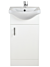 Ardent 450mm White Floor Standing Unit & Ceramic Basin