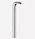 Aria Chrome Free Standing Bath Filler (Waterfall Style) 