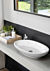 Cabrits 55 Countertop Quarrycast Basin