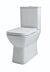 Brooklyn Rimless Comfort Height Close Coupled Pan, Cistern & Seat