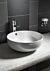 Lily Horizon Round White Counter Top Basin 435mm Dia. 