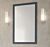 Classica 600mm Silk Charcoal Grey Mirror 600mm x 900mm - Ex. Display