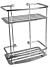 D Shaped 2 Tier Shower Basket (871C W250 x H310 x D120mm)