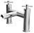Deco Chrome Bath Filler