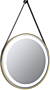 Delilah Orca Brushed Brass LED Round Touch Mirror Dia. 600mm