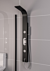Derwent Black Thermostatic Shower Column 1500mm High
