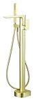 Finissimo Floor Standing Bath/Shower Mixer Brushed Brass