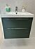 Erla 600mm Matt Green Unit & Basin & Mono Tap (Ex. Display)