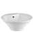 Lily Ceramic Round Counter Top Basin 1 Tap Hole (Dia. 460mm)